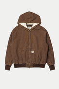 Rhythm Washed Brown Insulated Denim Work Jacket 