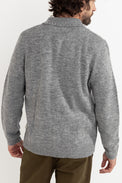 Rhythm Grey Mohair Whip Stitch Knit Cardigan 