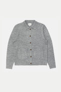 Rhythm Grey Mohair Whip Stitch Knit Cardigan 