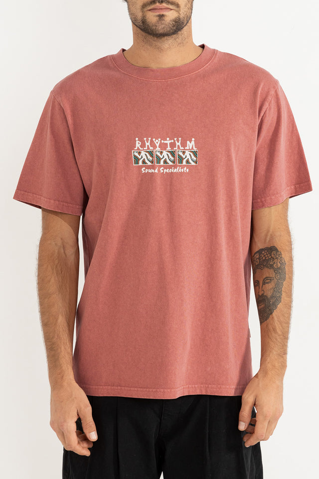 Rhythm Dusty Rose Sound Specialist Vintage Tee 