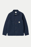 Rhythm Navy Sherpa Lined Work Shirt 