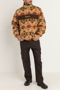 Rhythm Tan High Noon Quarter Zip Jacket 