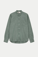 La Paz Green Herringbone Mirra Raglan Shirt 
