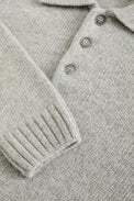 La Paz Grey Mesc Eca Polo Knit Jumper 