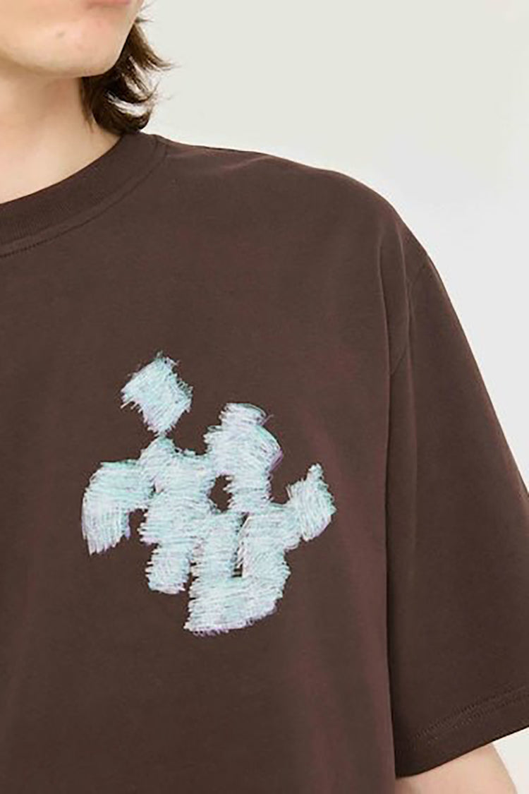 Castart Brown Flux T-Shirt 