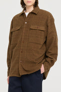Castart Brown Imperata Overshirt 