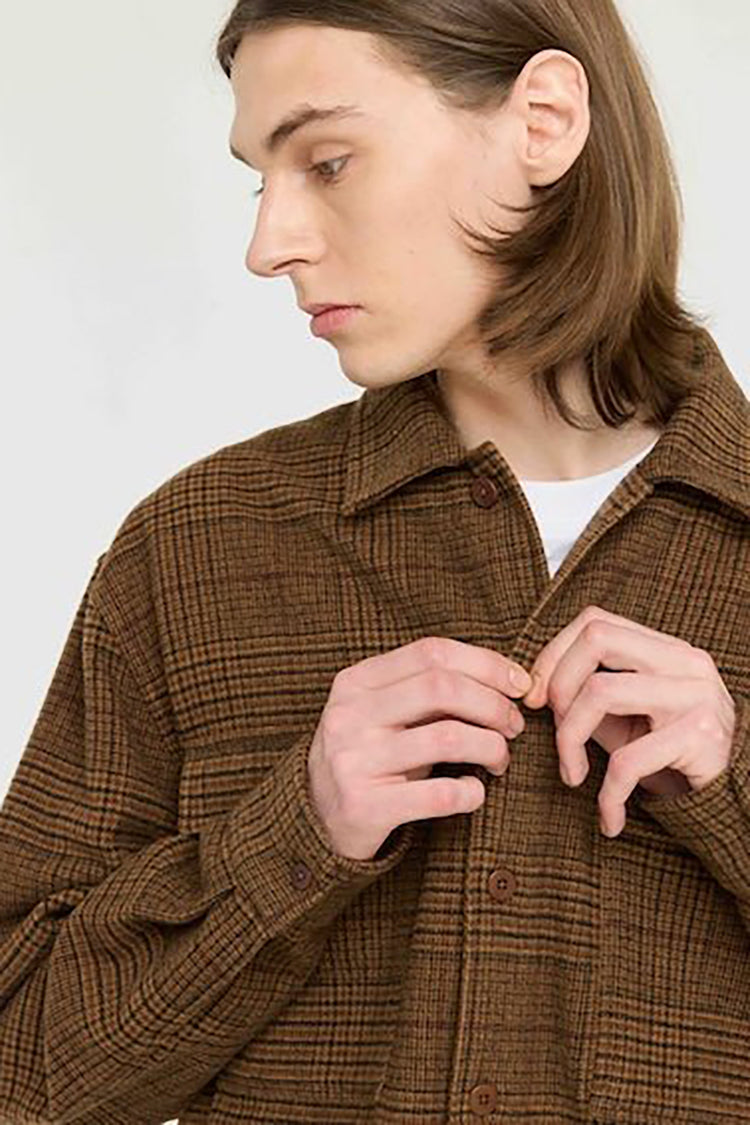 Castart Brown Imperata Overshirt 