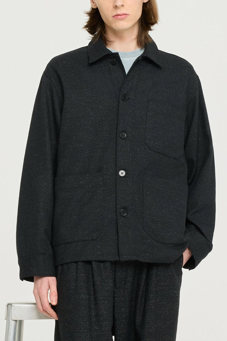 Castart Black Spring Overshirt 