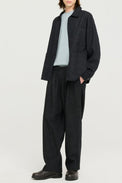 Castart Black Spring Overshirt 