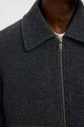 Selected Grey Melange Jakob Wool Blend Jacket 