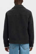 Selected Grey Melange Jakob Wool Blend Jacket 