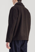 Parages Dark Brown Dubliner Wool Jacket 
