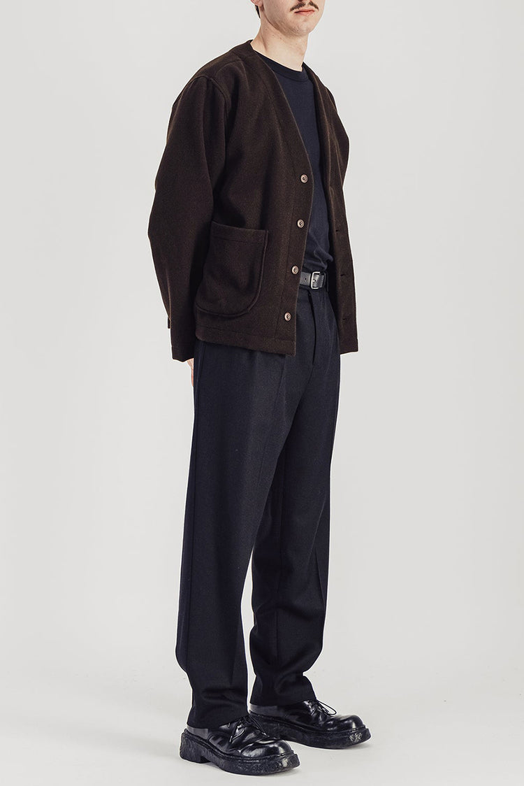 Parages Dark Brown Manager Wool Jacket 