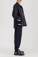 Parages Dark Grey Woody Wool Overshirt 