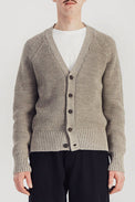 Parages Stone Melange Guy Cardigan 