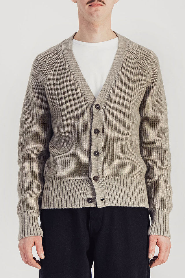 Parages Stone Melange Guy Cardigan 