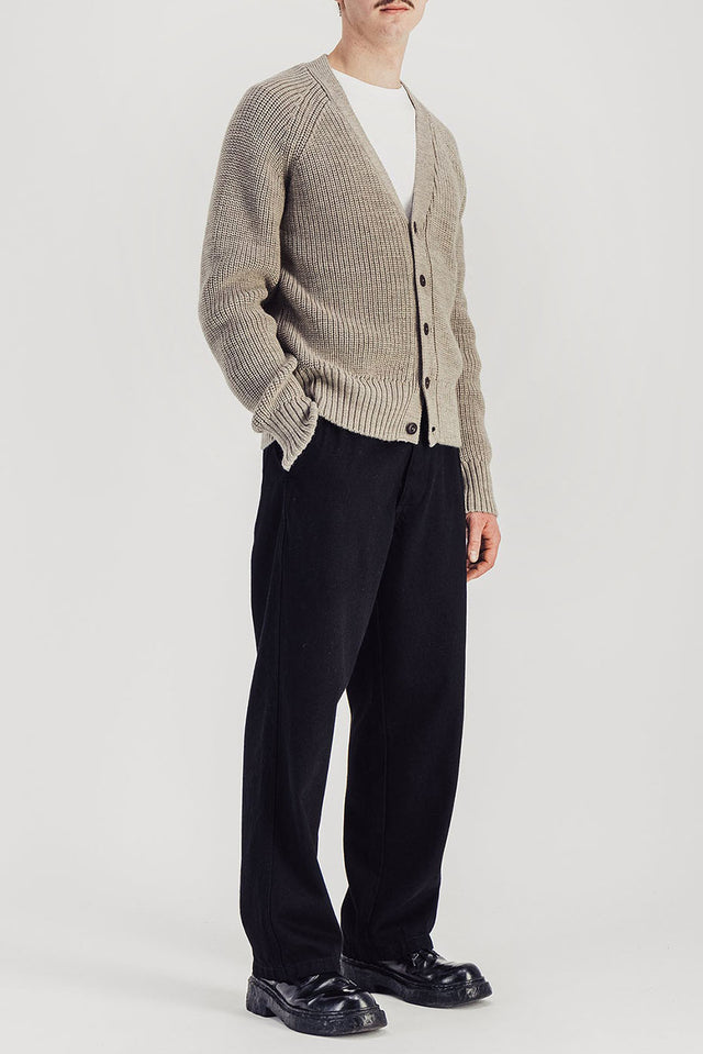 Parages Stone Melange Guy Cardigan 