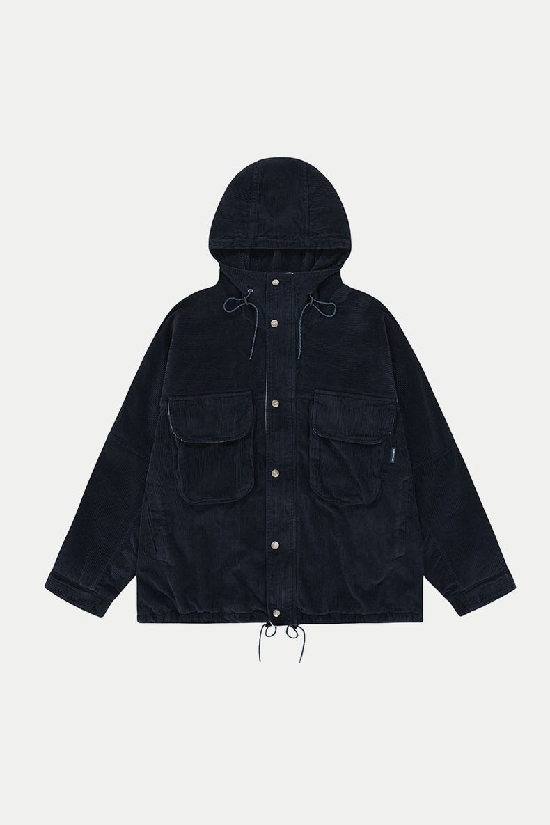Kappy Navy Corduroy Mountain Jacket 