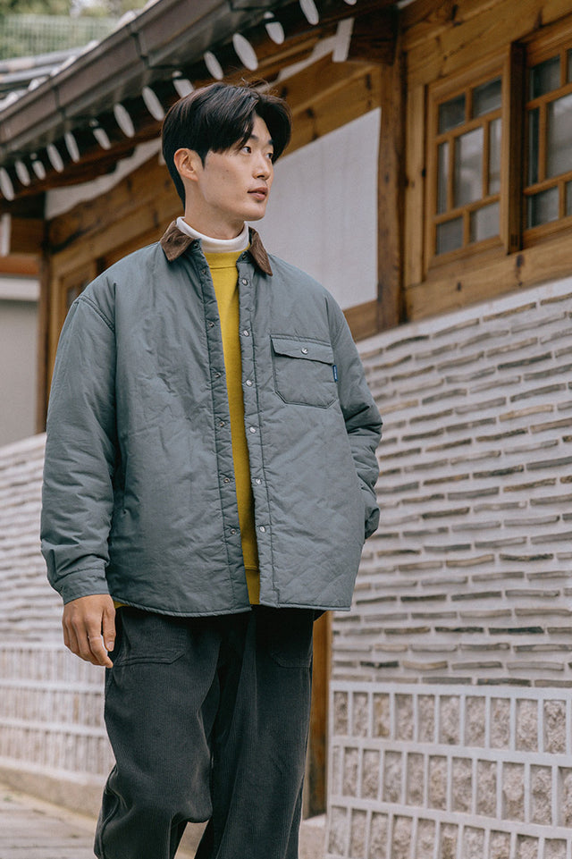 Kappy Deep Lake Padding Shirt Jacket 
