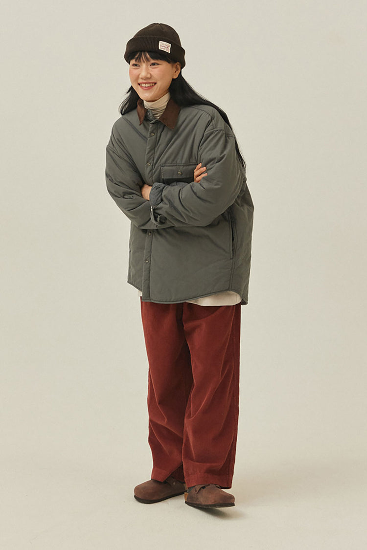Kappy Deep Lake Padding Shirt Jacket 
