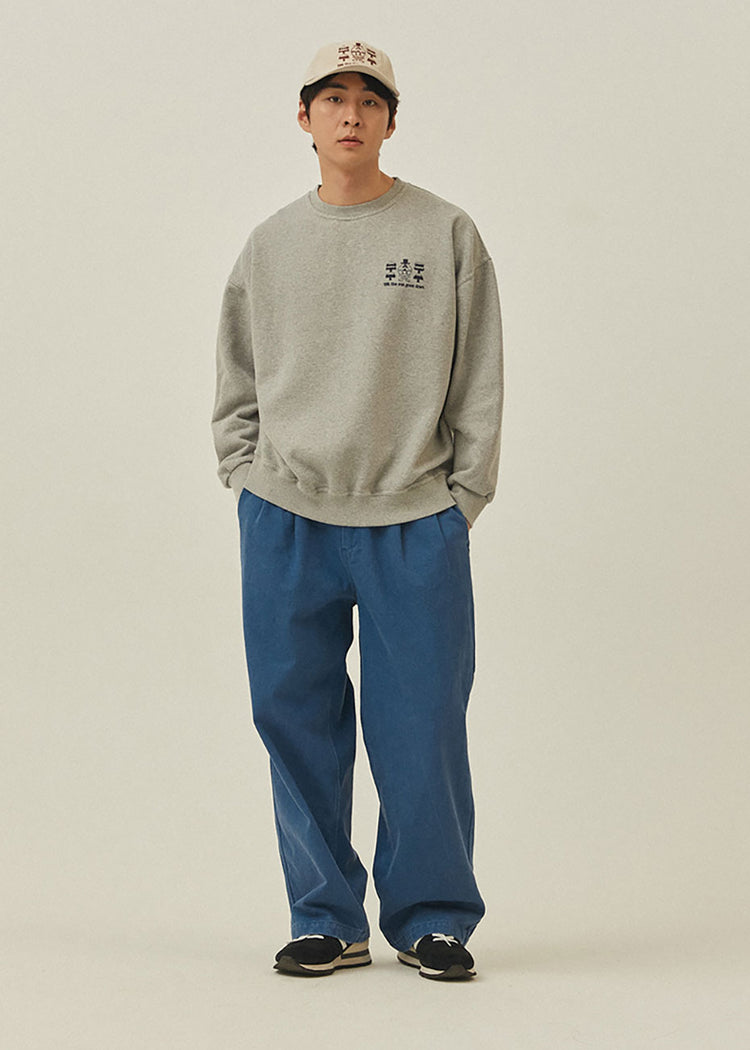 Gray Yeti Fluff Sweatshirt