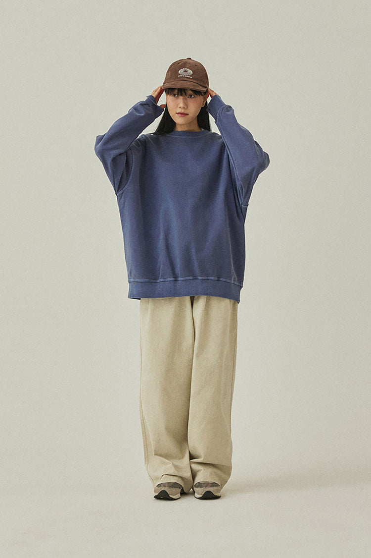 Vintage Navy Pigment Sweatshirt