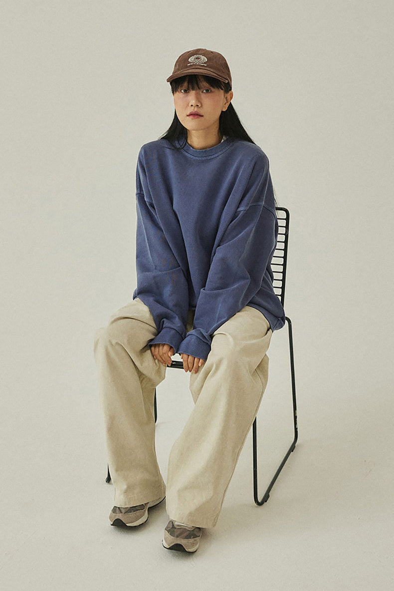 Vintage Navy Pigment Sweatshirt