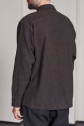 About Companions Striped Brown Eco Flannel Dario Shirt 