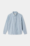 About Companions Mid Blue Eco Flannel Ken Shirt 