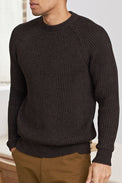 About Companions Brown Undyed Eco Alpaca Nord Jumper 