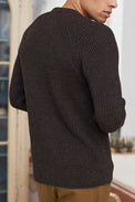 About Companions Brown Undyed Eco Alpaca Nord Jumper 