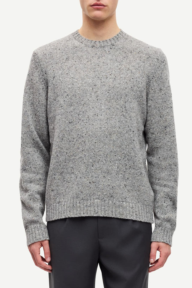 Samsøe Samsøe Grey Melange Sanataniel Sweater 