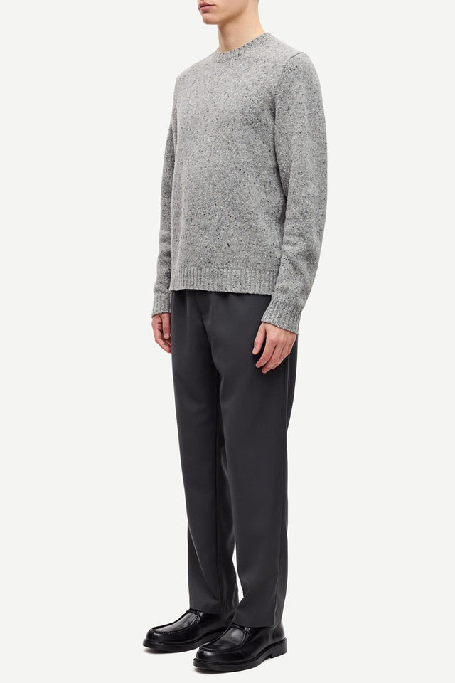 Samsøe Samsøe Grey Melange Sanataniel Sweater 