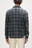 Deus Ex Machina Black Too Busy To Work Check Shirt 