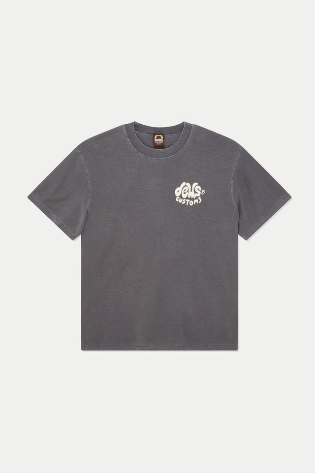 Deus Ex Machina Anthracite Debris Reverse T-Shirt 