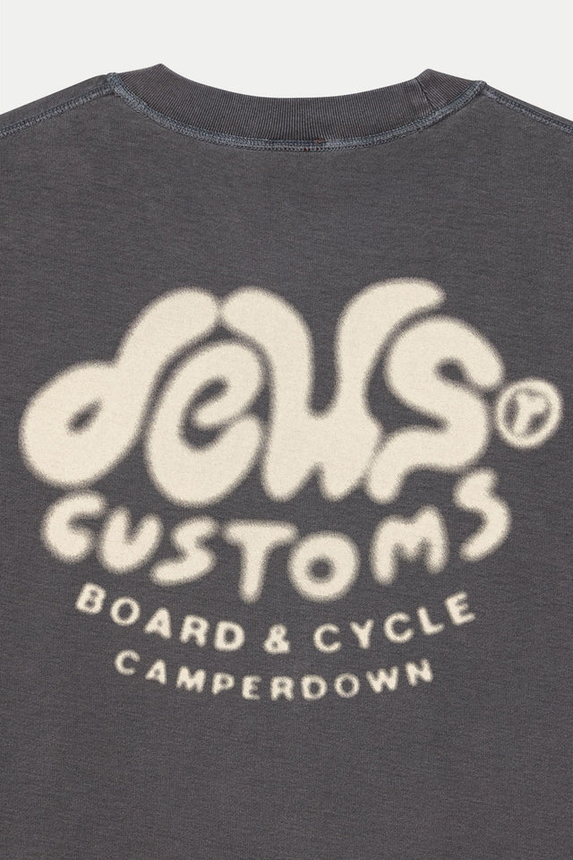 Deus Ex Machina Anthracite Debris Reverse T-Shirt 