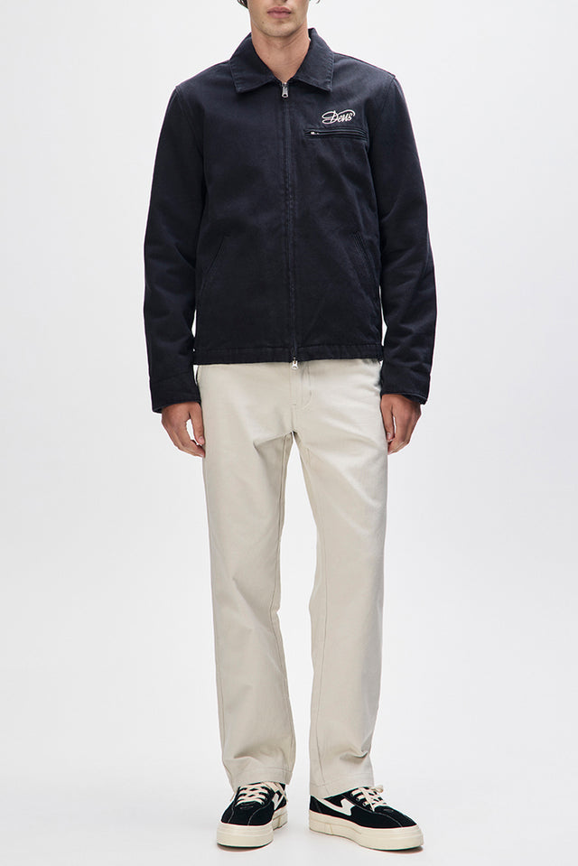 Deus Ex Machina Anthracite Workwear Overdye Jacket 