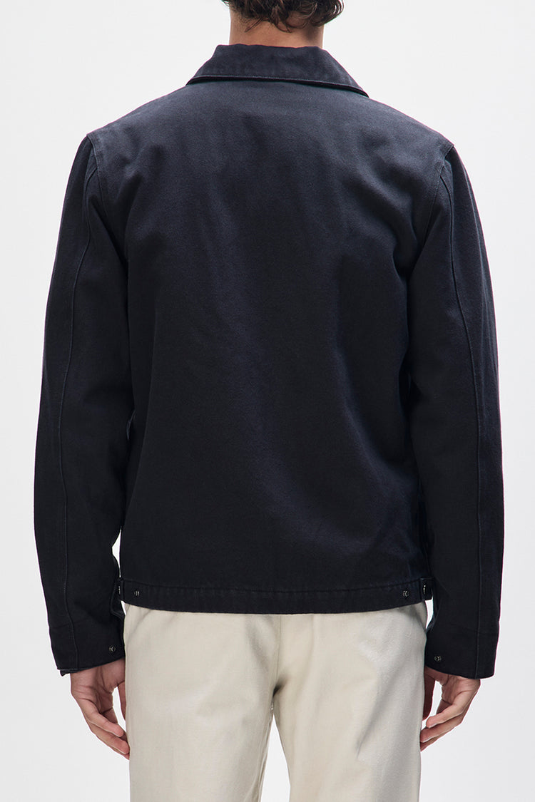 Deus Ex Machina Anthracite Workwear Overdye Jacket 