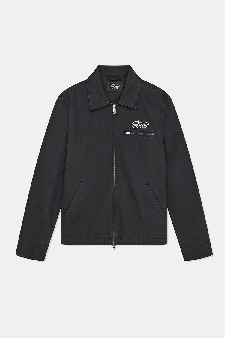 Deus Ex Machina Anthracite Workwear Overdye Jacket 