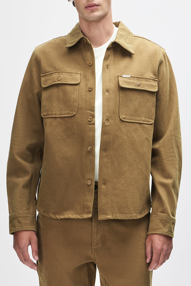 Deus Ex Machina Bronze Brown Vacay Overdye Shirt 
