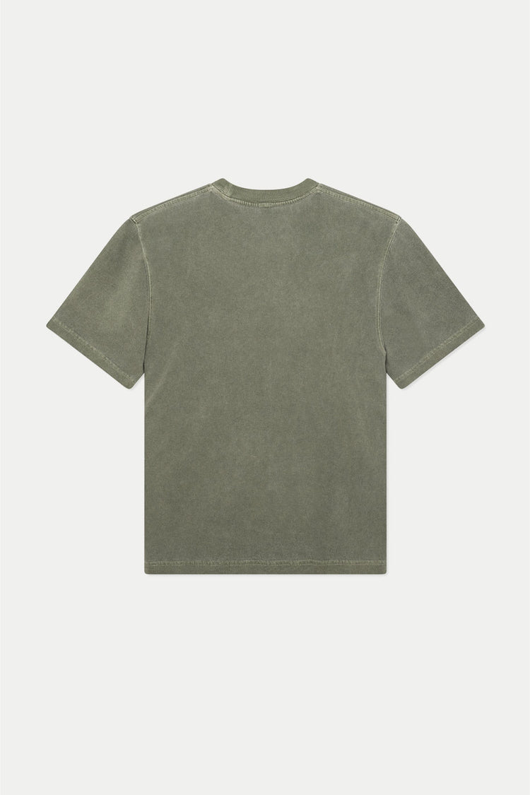 Deus Ex Machina Cypress Green Shield Garment Dye T-Shirt 
