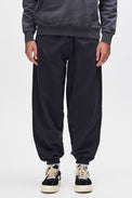 Deus Ex Machina Black Shield Garment Dyed Track Pant 