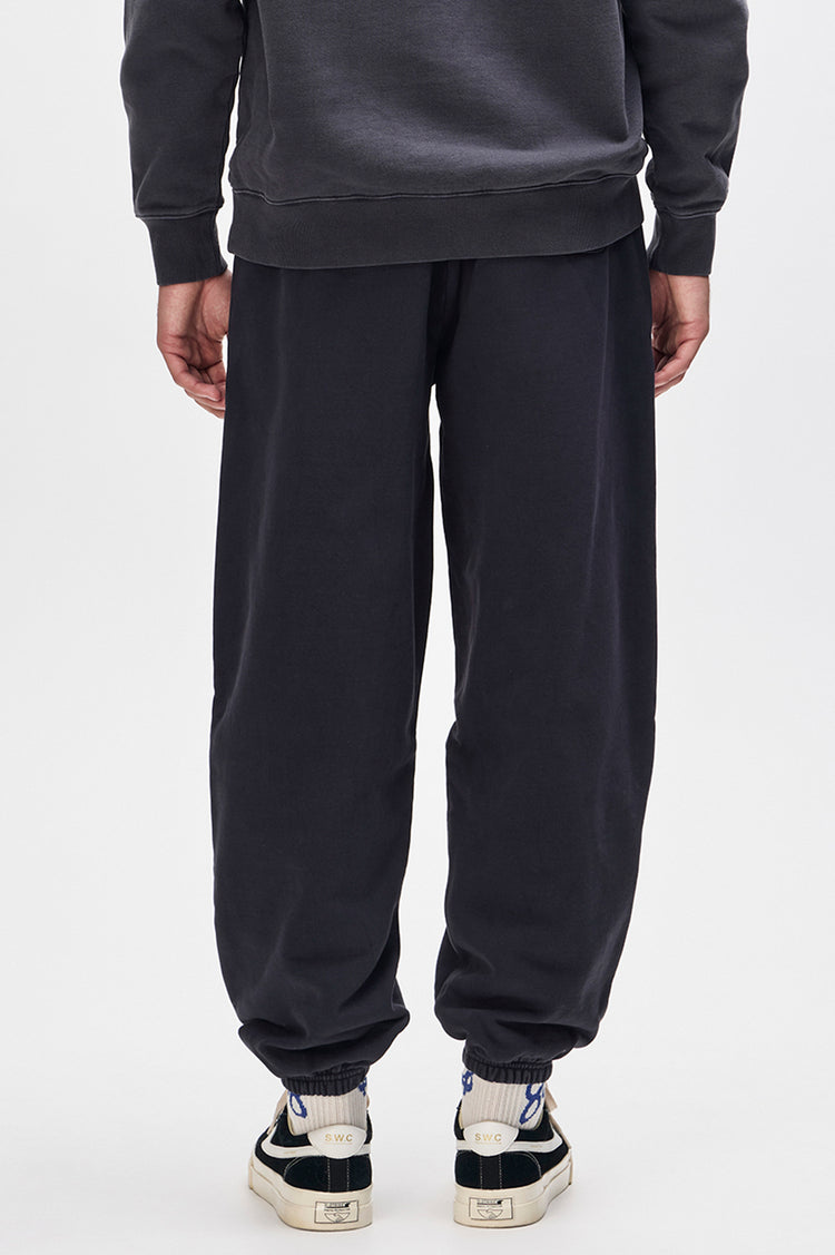 Deus Ex Machina Black Shield Garment Dyed Track Pant 