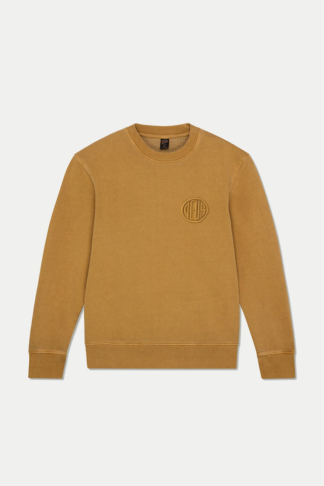 Deus Ex Machina Bronze Brown Pill Logo Crew 