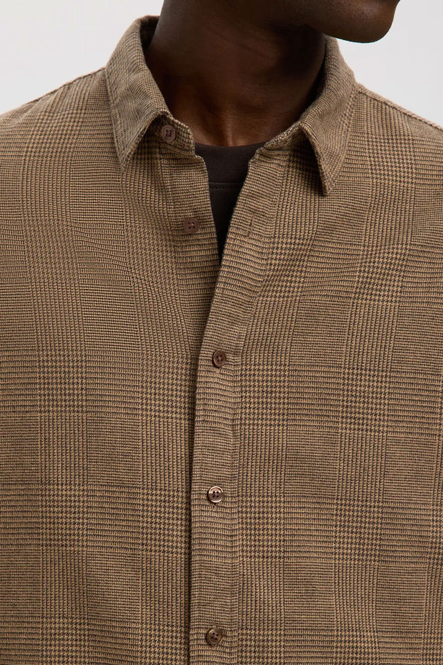 Demitasse Noah Brushed Check Shirt