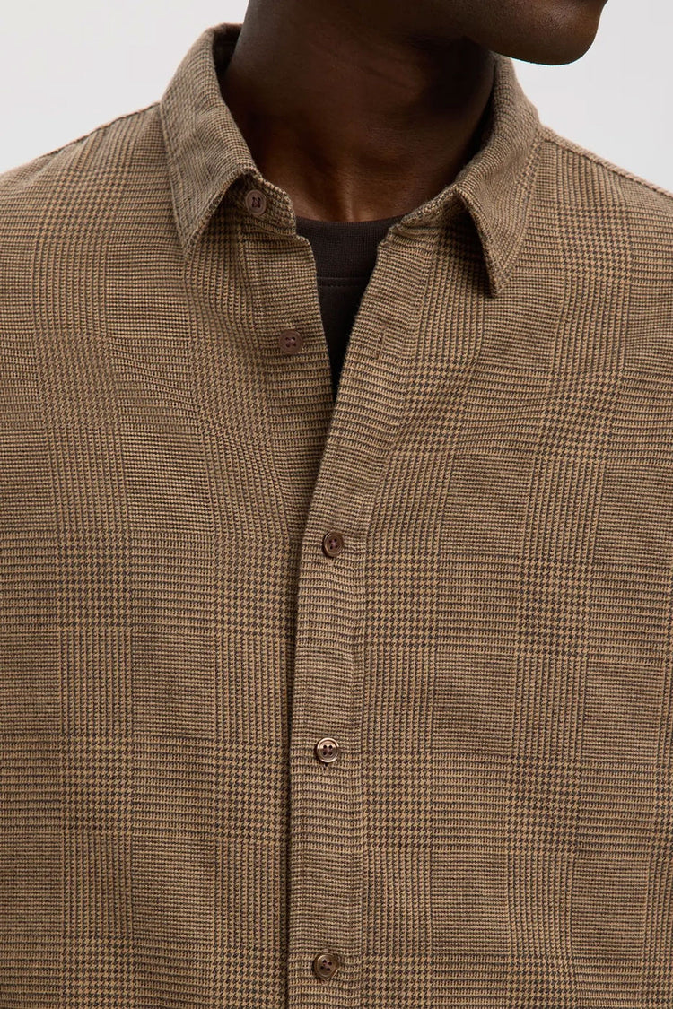 Demitasse Noah Brushed Check Shirt