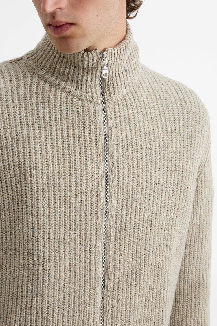 Light Grey Melange Paris Cardigan