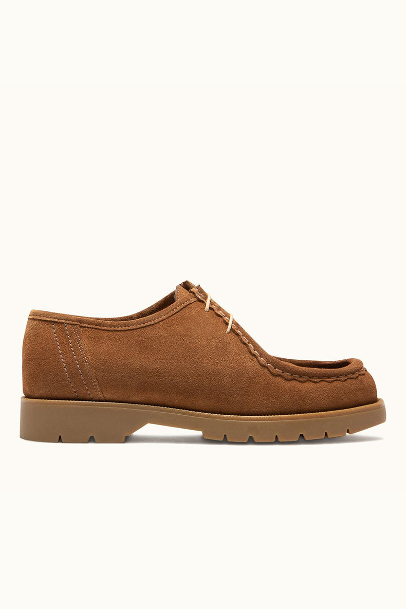 Cognac Padror VV Suede Lace Up Shoes Mens