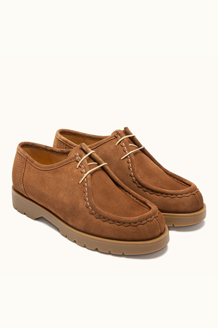 Cognac Padror VV Suede Lace Up Shoes Mens