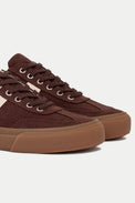 Collective Canvas Coffee Ecru Veld Hemp Trainers Mens 